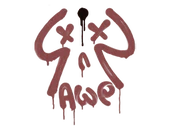Sealed Graffiti | Recoil AWP (Brick Red) image