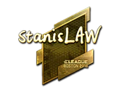 Sticker | stanislaw (Gold) | Boston 2018 image