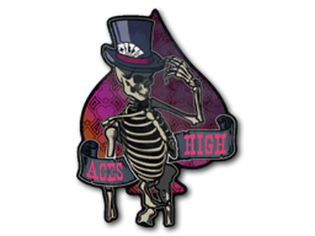 Sticker | Aces High (Holo) image