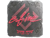 Sticker | efire (Foil) | Austin 2025 image