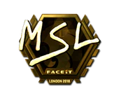 Sticker | MSL (Gold) | London 2018 image