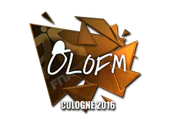Sticker | olofmeister (Foil) | Cologne 2016 image