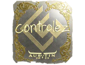 Sticker | controlez (Gold) | Austin 2025 image