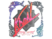 Sticker | khaN (Holo) | Austin 2025 image