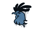 Sealed Graffiti | Cocky (Monarch Blue) image