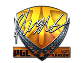 Sticker | flusha (Foil) | Krakow 2017 image