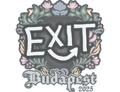 Sticker | exit | Budapest 2025 image