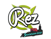 Sticker | REZ | Stockholm 2021 image