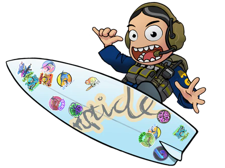 Riptide Surf Shop Sticker Collection image