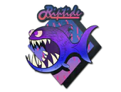 Sticker | Purple Jaggyfish image