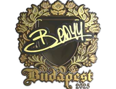 Sticker | bodyy (Gold) | Budapest 2025 image