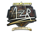 Sticker | AZR (Gold) | Berlin 2019 image