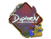 Sticker | dupreeh (Glitter) | Rio 2022 image