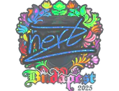 Sticker | NertZ (Holo) | Budapest 2025 image