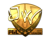 Sticker | JW (Gold) | Krakow 2017 image