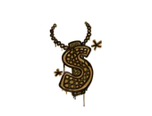 Sealed Graffiti | Bling (Desert Amber) image