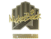 Sticker | NickelBack (Gold) | Copenhagen 2024 image