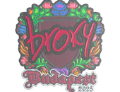 Sticker | broky (Embroidered) | Budapest 2025 image