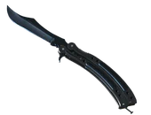 ★ Butterfly Knife | Blue Steel image