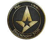 Patch | Astralis (Gold) | Stockholm 2021 image