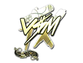 Sticker | v$m (Gold) | Paris 2023 image