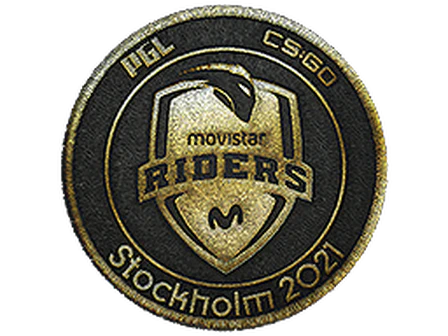 Patch | Movistar Riders (Gold) | Stockholm 2021 image