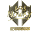 Sticker | noway (Gold) | Copenhagen 2024 image