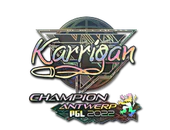 Sticker | karrigan (Holo, Champion) | Antwerp 2022 image