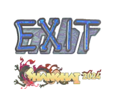 Sticker | exit (Holo) | Shanghai 2024 image