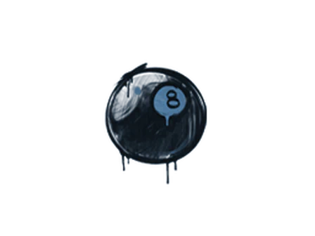 Sealed Graffiti | 8-Ball (Monarch Blue) image