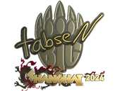 Sticker | tabseN (Gold) | Shanghai 2024 image
