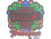 Sticker | Brollan (Embroidered) | Budapest 2025 image