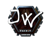 Sticker | JW (Foil) | London 2018 image