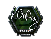 Sticker | k0nfig (Foil) | London 2018 image