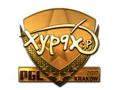 Sticker | Xyp9x (Gold) | Krakow 2017 image