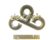 Sticker | electronic (Gold) | Copenhagen 2024 image