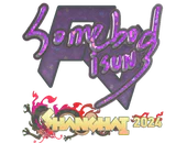 Sticker | somebody (Glitter) | Shanghai 2024 image