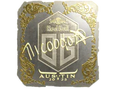 Sticker | nicoodoz (Gold) | Austin 2025 image