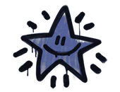 Sealed Graffiti | Shining Star (SWAT Blue) image