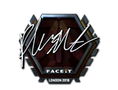 Sticker | flusha (Foil) | London 2018 image