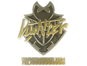 Sticker | huNter- (Gold) | Copenhagen 2024 image