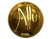 Sticker | allu (Gold) | Katowice 2019 image
