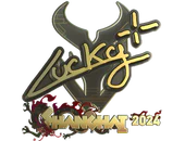 Sticker | Lucky (Gold) | Shanghai 2024 image