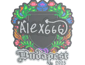 Sticker | alex666 (Embroidered) | Budapest 2025 image