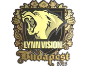 Sticker | Lynn Vision (Gold) | Budapest 2025 image