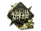 Sticker | Aleksib (Gold) | Rio 2022 image