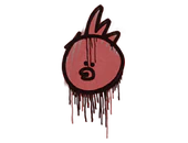 Sealed Graffiti | Bock Bock (Blood Red) image