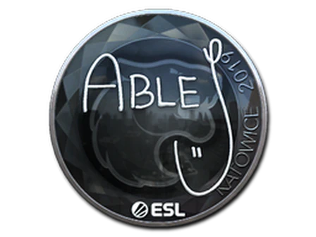 Sticker | ableJ (Foil) | Katowice 2019 image