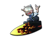 Sticker | Blaze Surf K (Foil) image