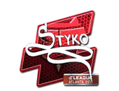 Sticker | STYKO (Foil) | Atlanta 2017 image